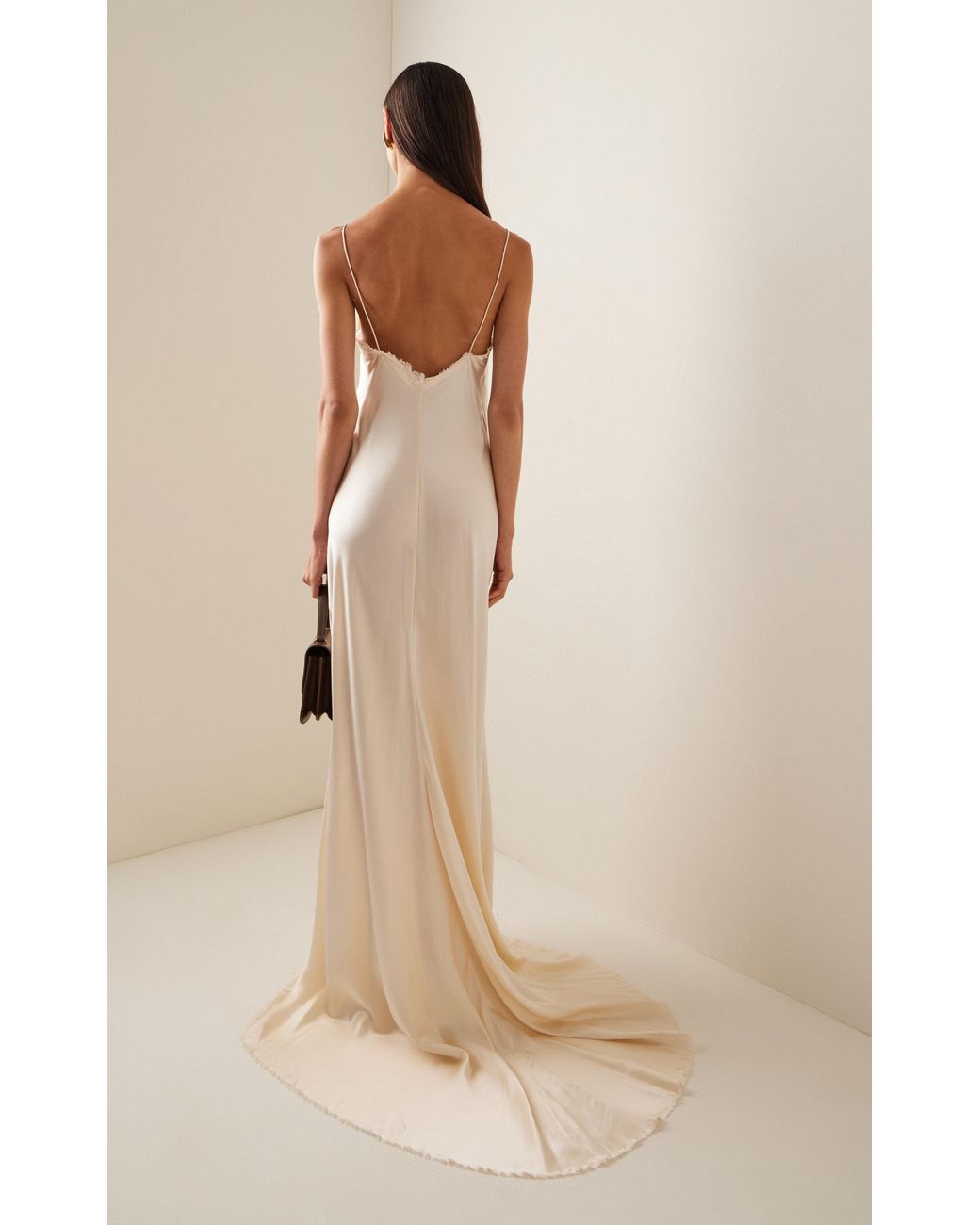 chinese dress ladies Love Shack Fancy Elizabella Dress in Creme De Macaron
