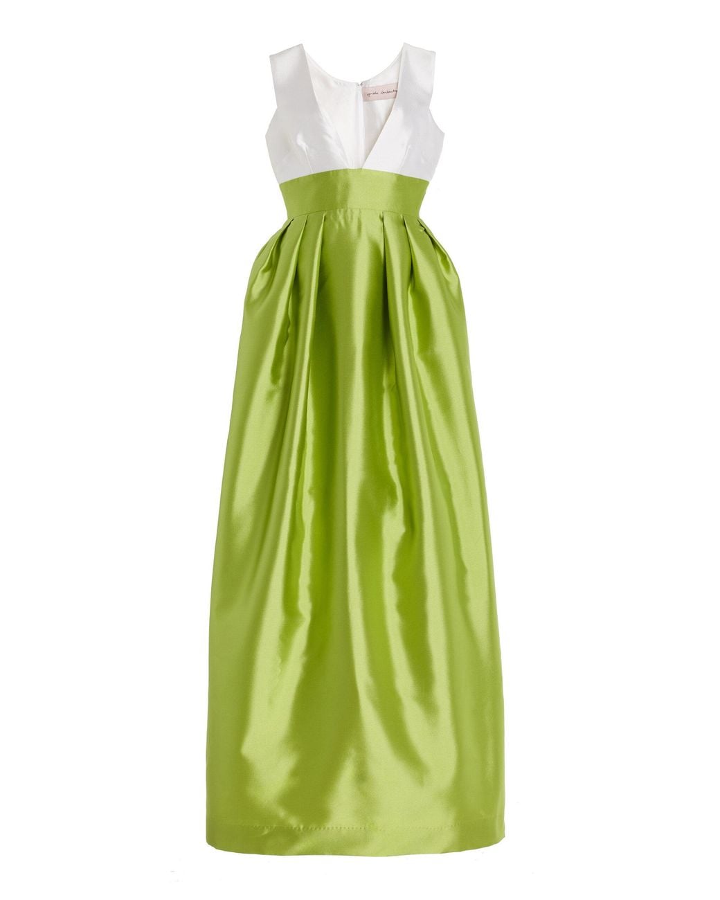 green emerald velvet dress Greta Constantine main image 1