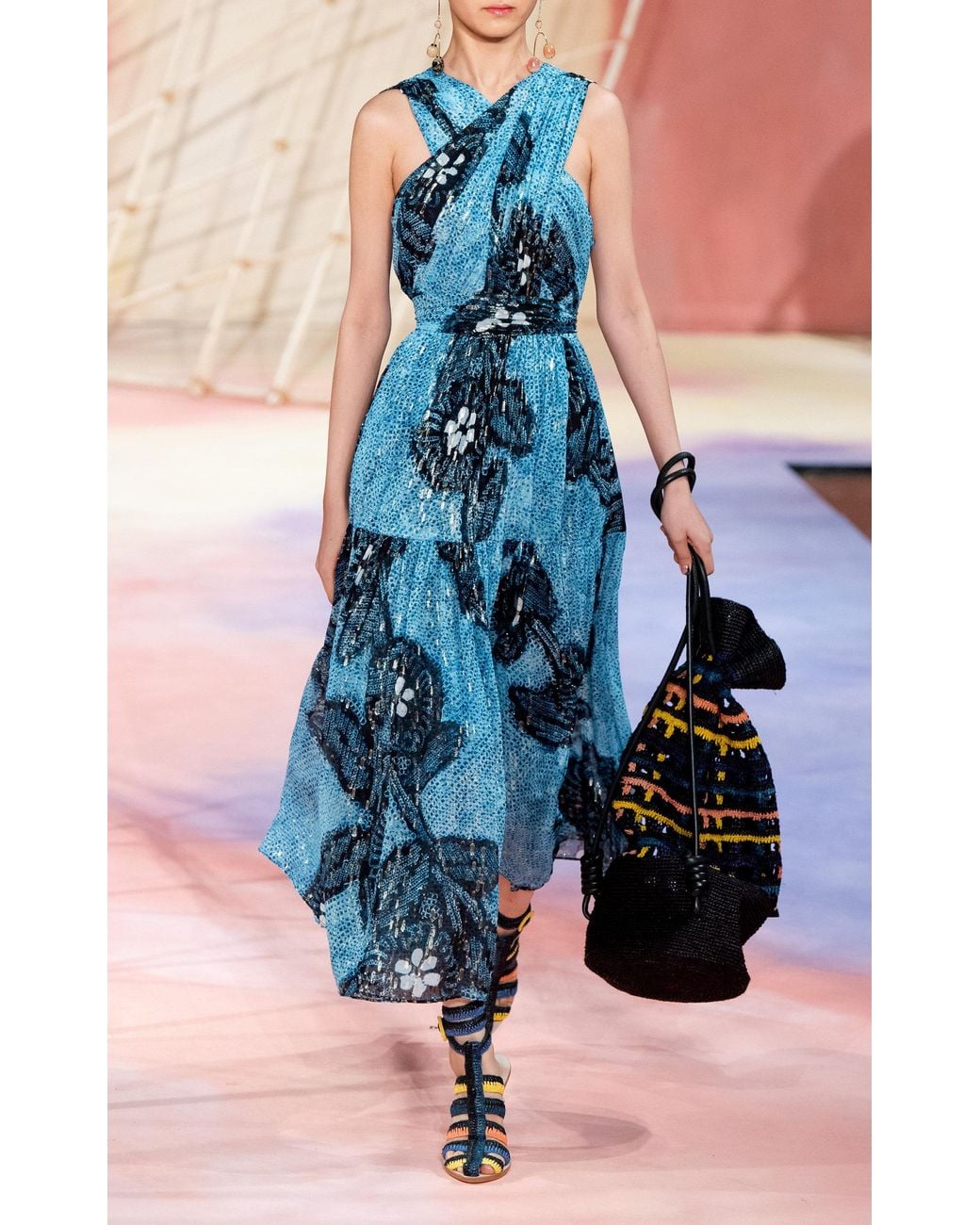 Ulla Johnson Adora Floral Silk Dress in 