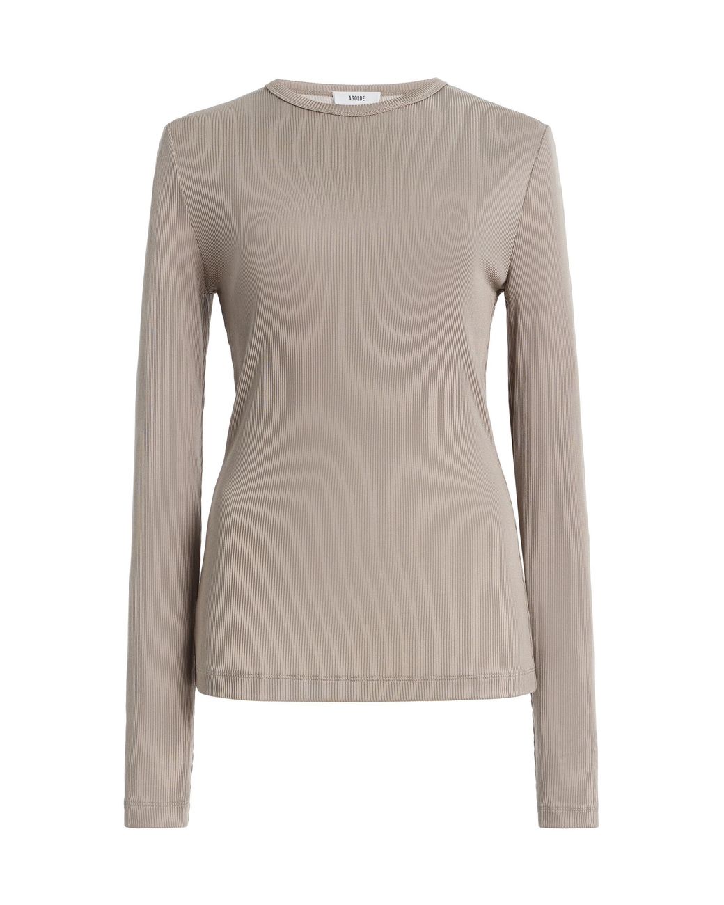 Agolde Gray Delphi Slim Jersey Tee