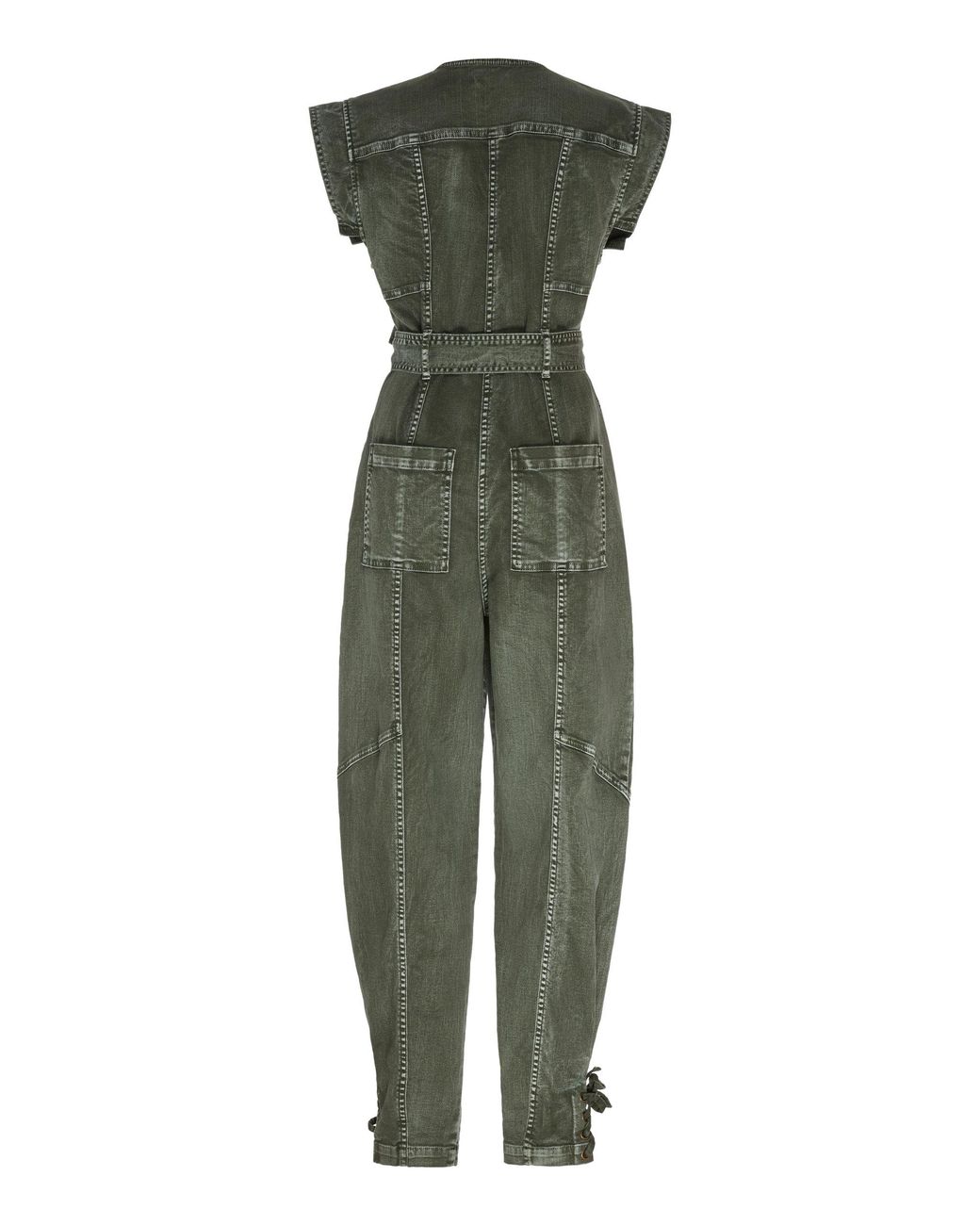 Ulla Johnson Cotton Adair Belted Denim 