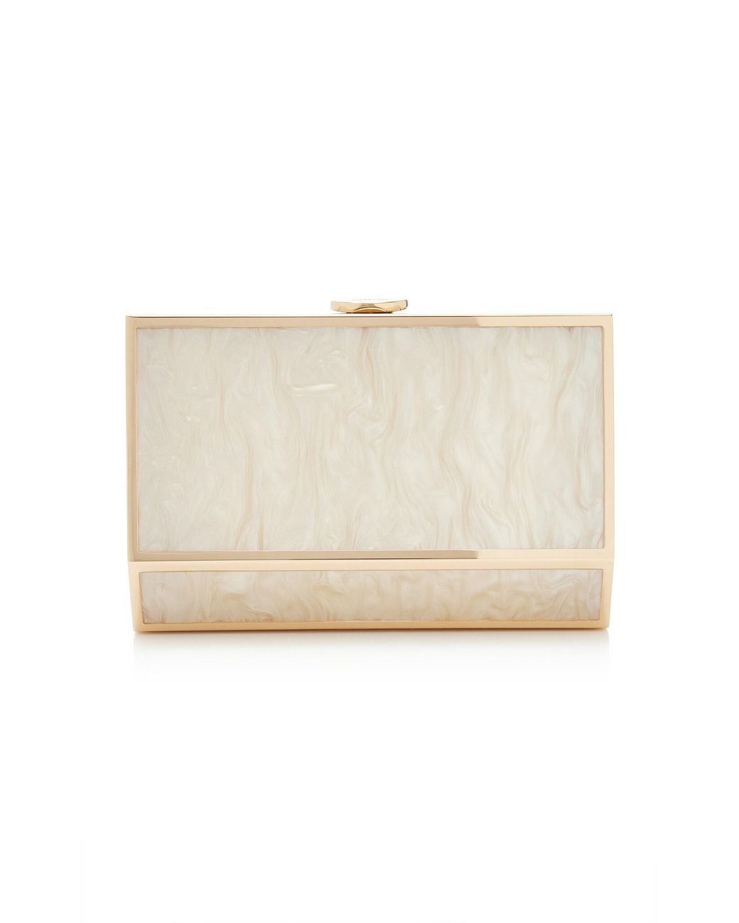 Jonathan Simkhai Natural Maddox Acrylic Clutch