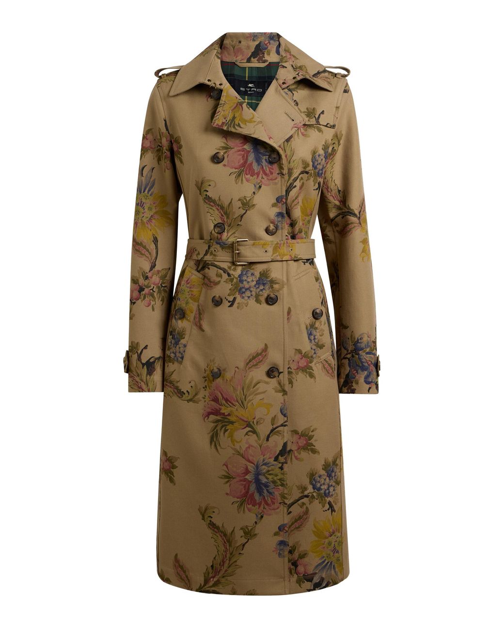 Etro Natural Cotton-Blend Coat