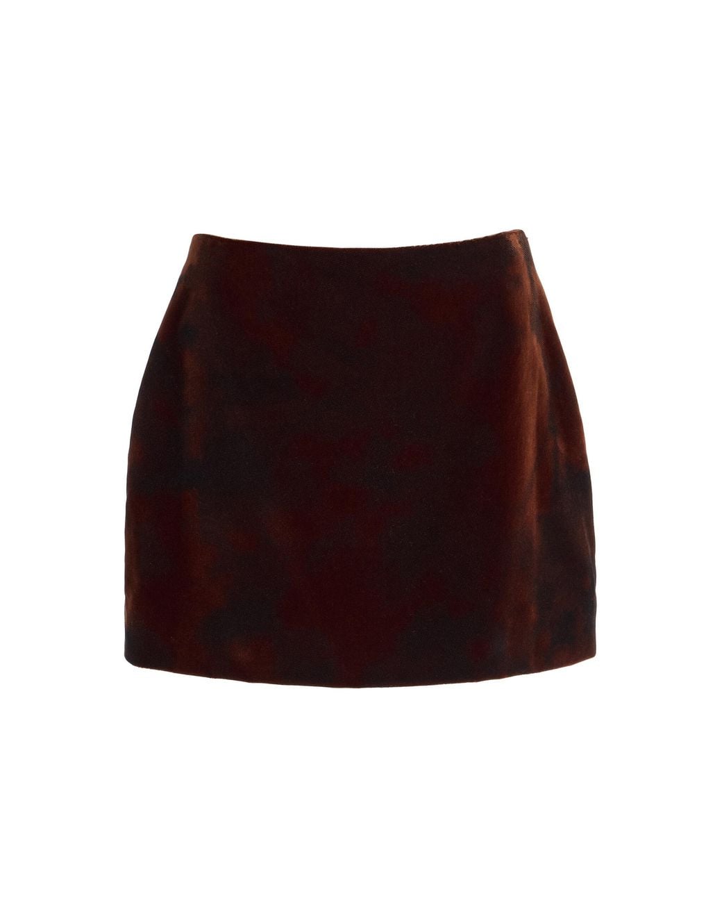 Kallmeyer Red Shiloh Cotton Mini Skirt