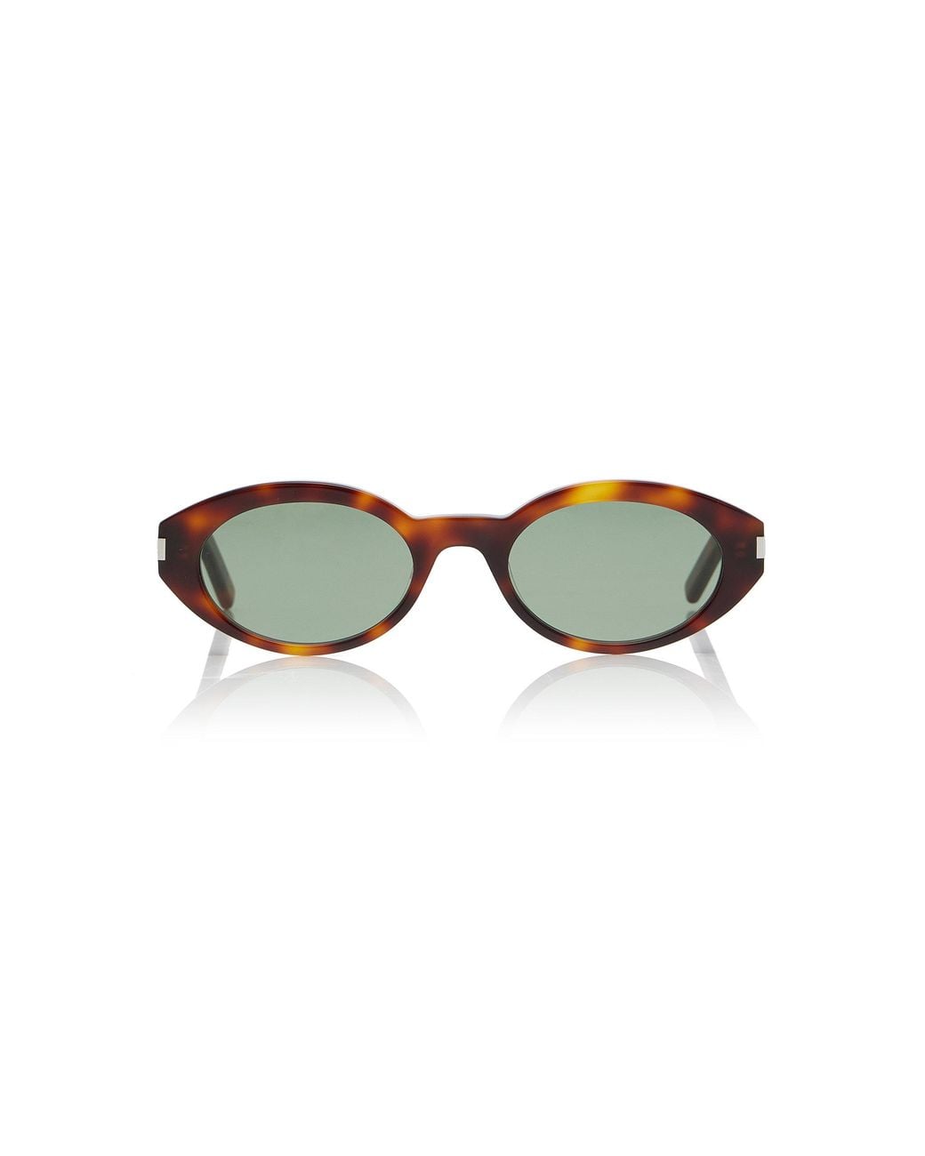 Saint Laurent Brown Round-frame Acetate Sunglasses
