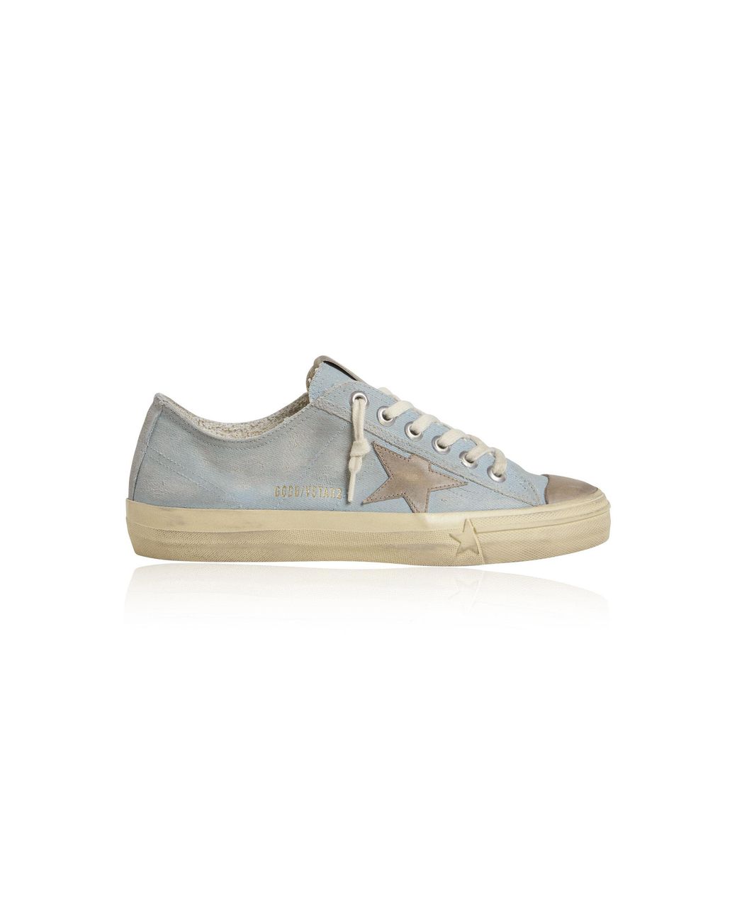 Golden Goose Deluxe Brand Blue V-Star 2 Canvas Sneaker