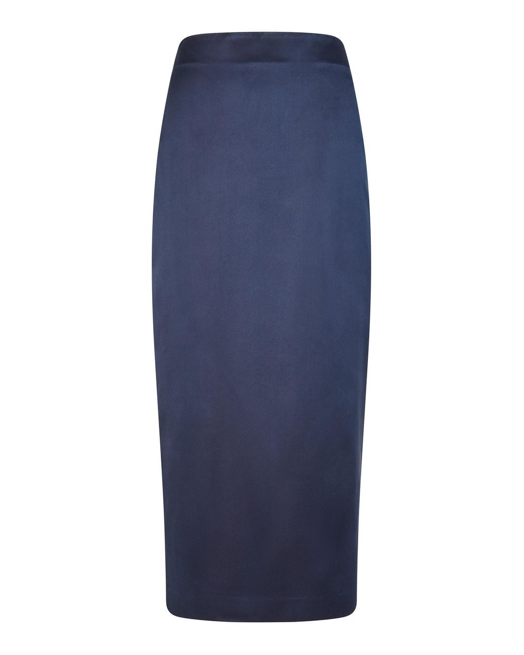 Heirlome Blue Sandrita Silk Maxi Skirt