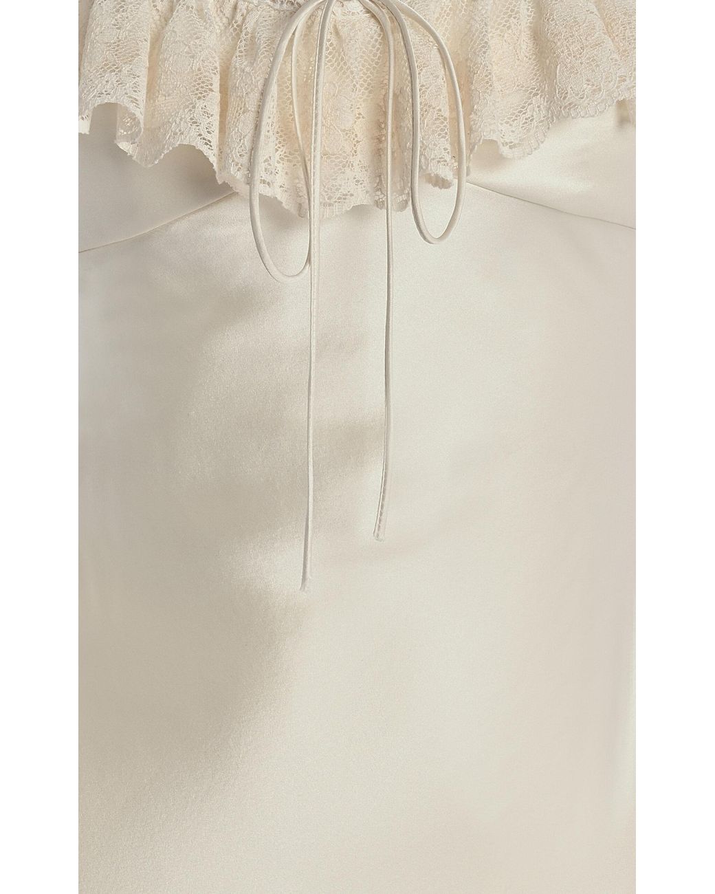 knee length dresses for ladies Sonata Lady Length Dress in Crème – Mirror Palais main image 0
