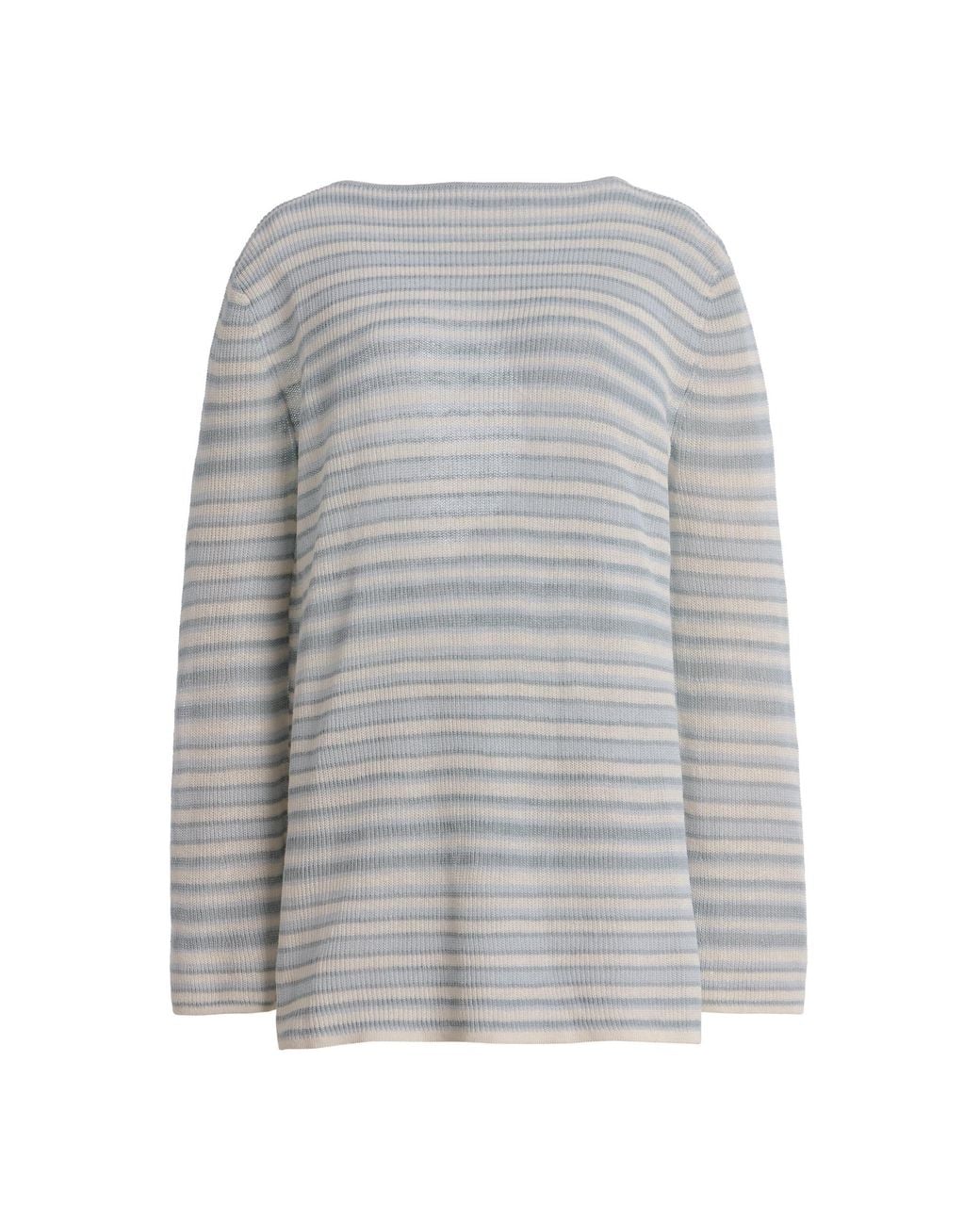 ELCE Gray Exclusive Aura Striped Linen Mini Dress