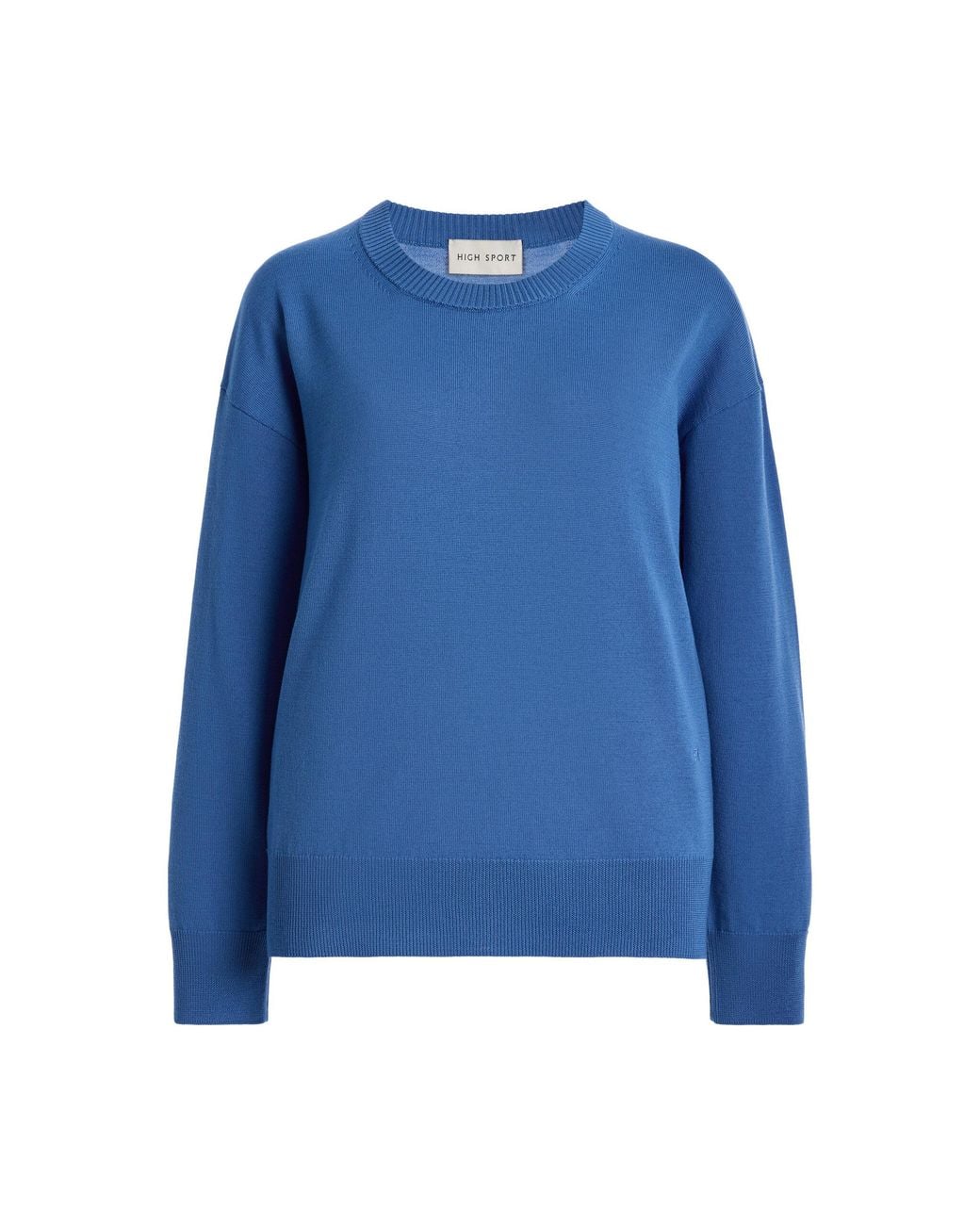High Sport Blue Jenna Wool Sweater