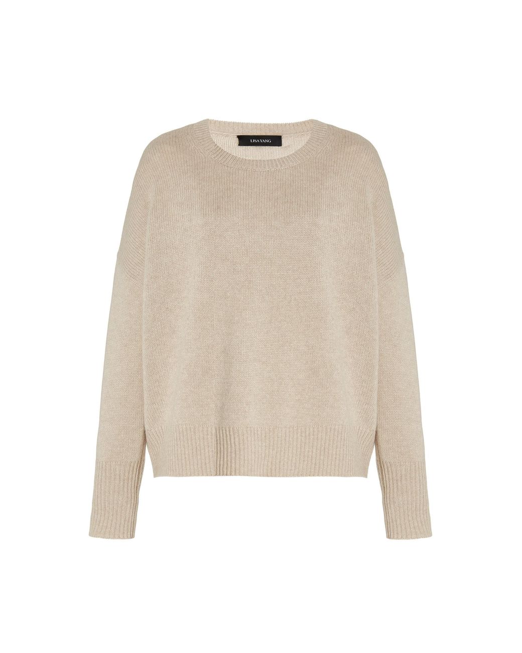 Lisa Yang Mila Oversized Cashmere Sweater in Natural | Lyst