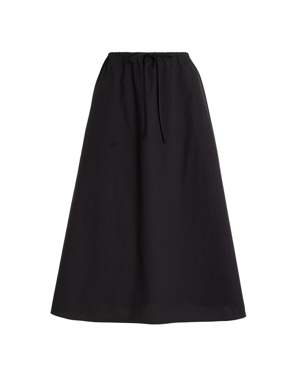 Matteau Black Cotton Skirt