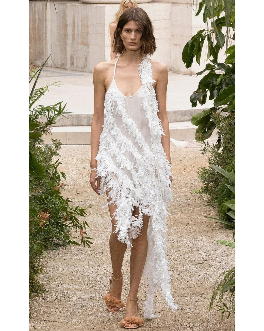 Zimmermann Tama Sequin Tank Minidress in White | Lyst Canada