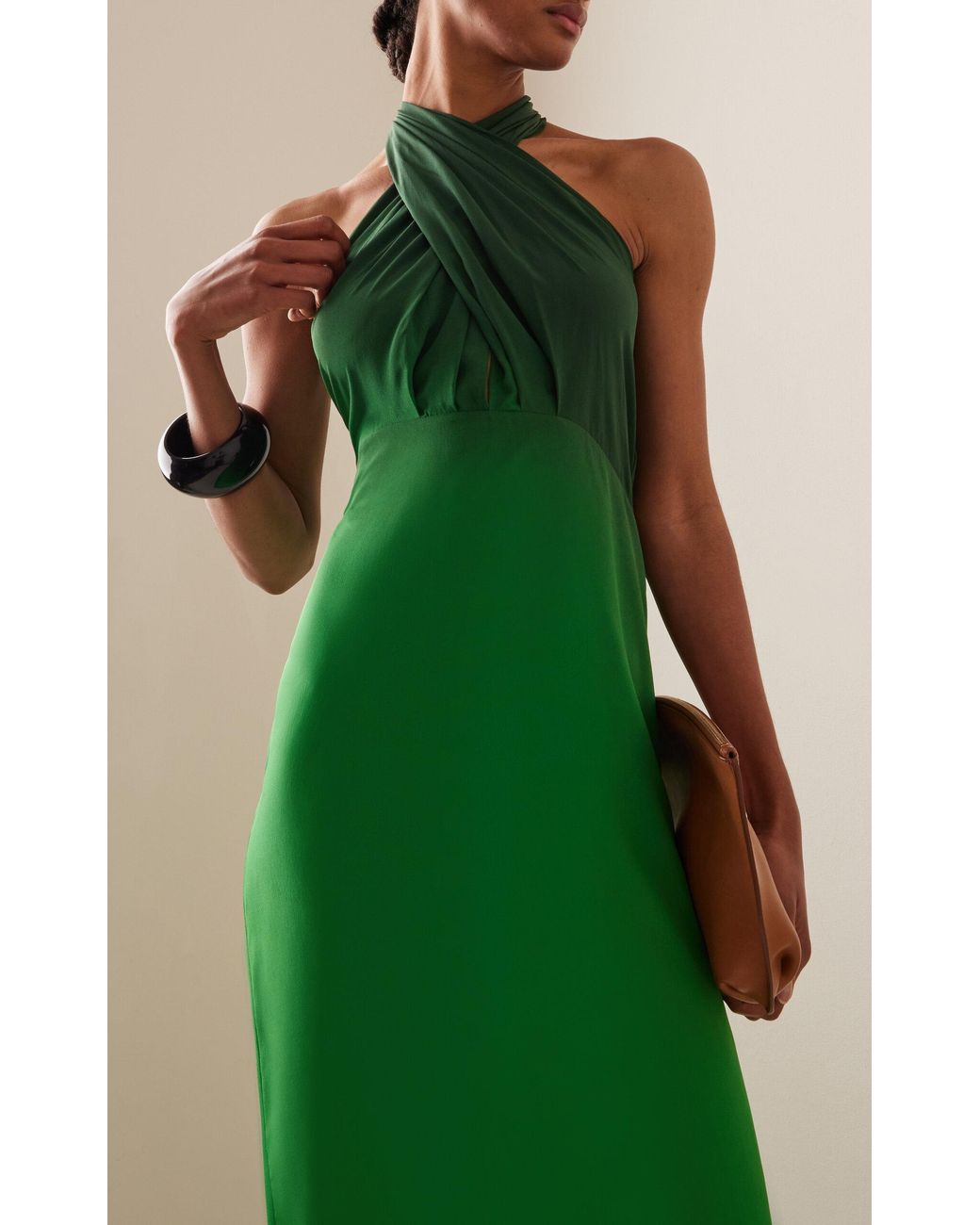 Johanna Ortiz Exclusive Perfume Memory Silk Maxi Dress in Green | Lyst