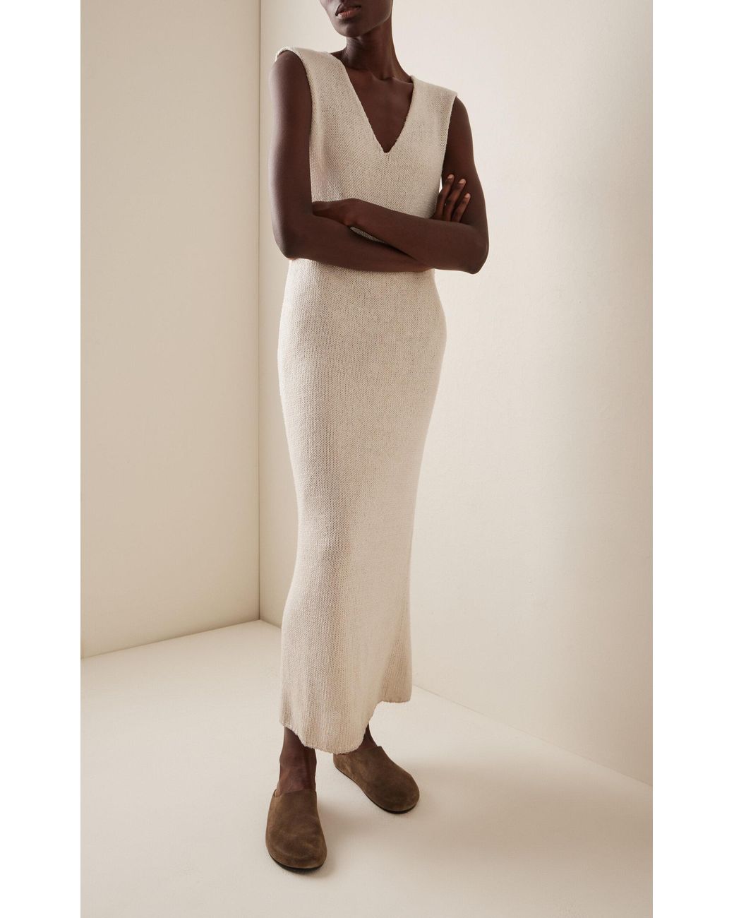 the-row-white-Folosa-Knit-Silk