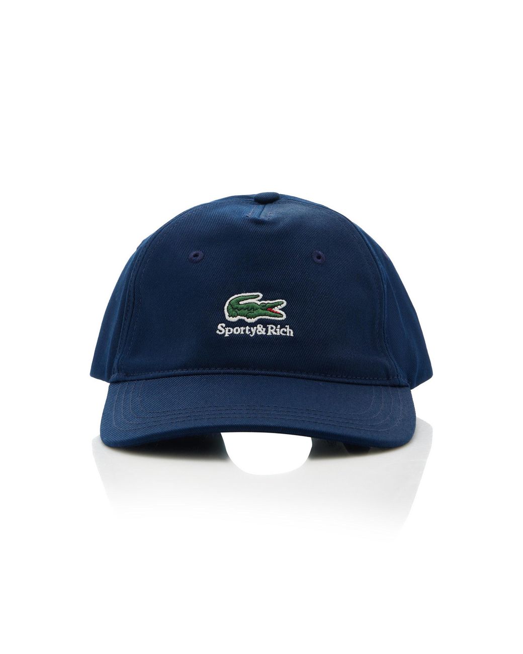 Sporty & Rich Lacoste Serif Baseball Hat in Blue | Lyst