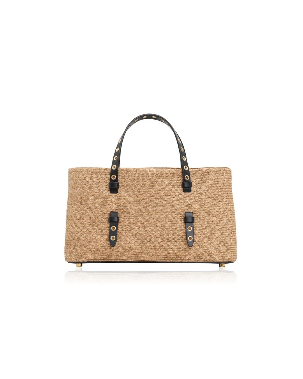 Alaïa Natural La Mina E/W 25 Straw Bag