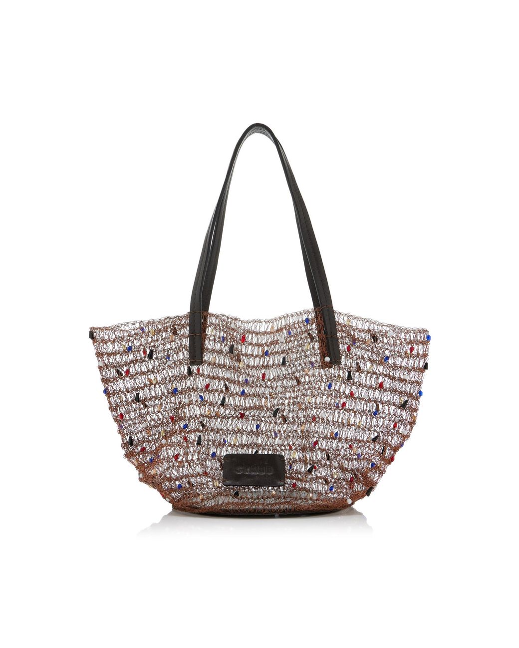 Staud Brown Jewel Bucket Bag