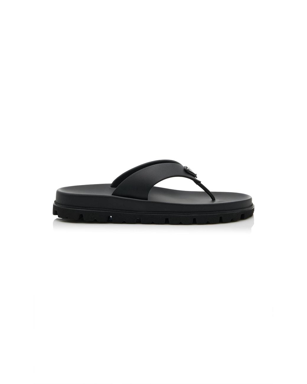 Prada Black Flip Flops