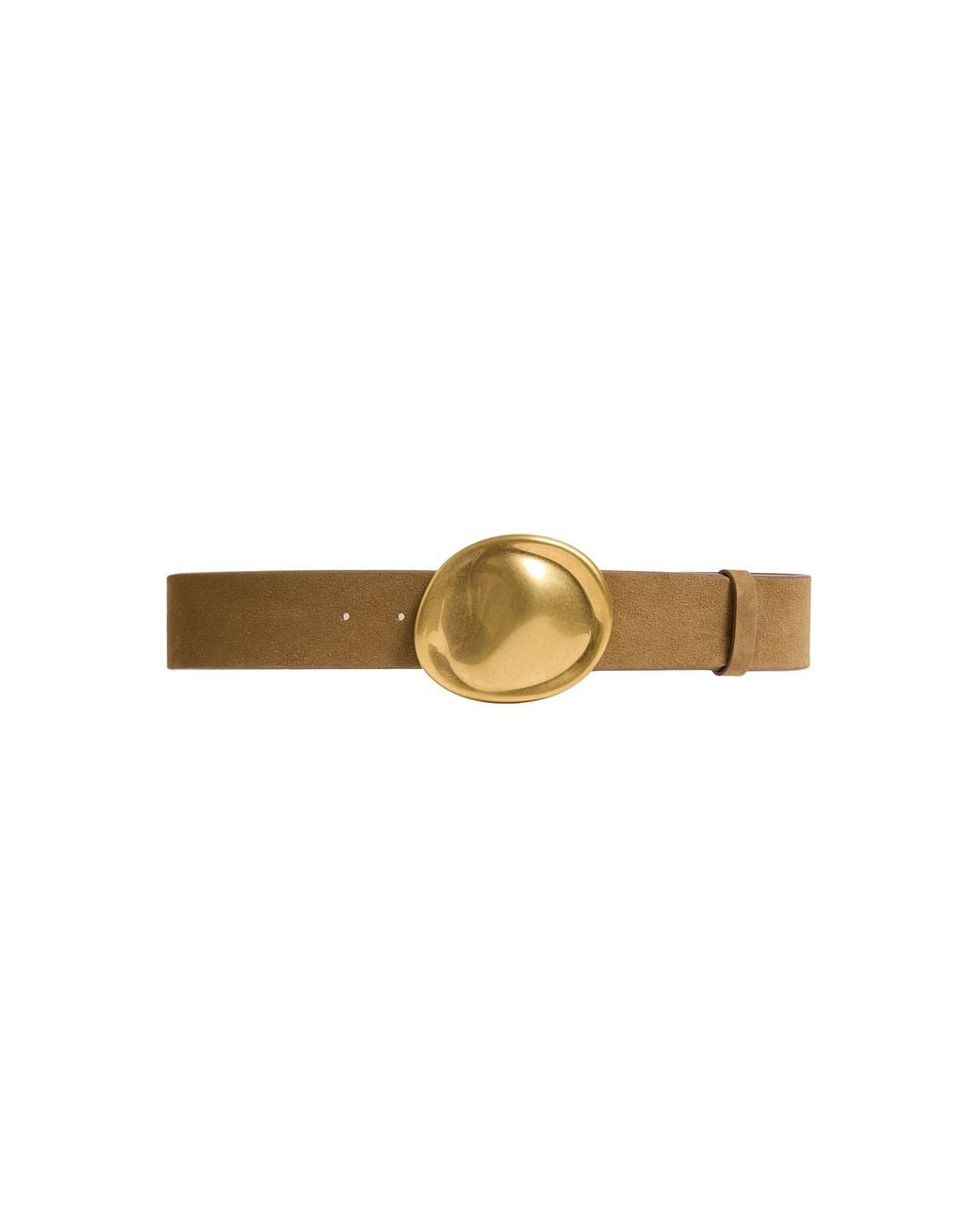 Khaite Brown Keefe Suede Belt