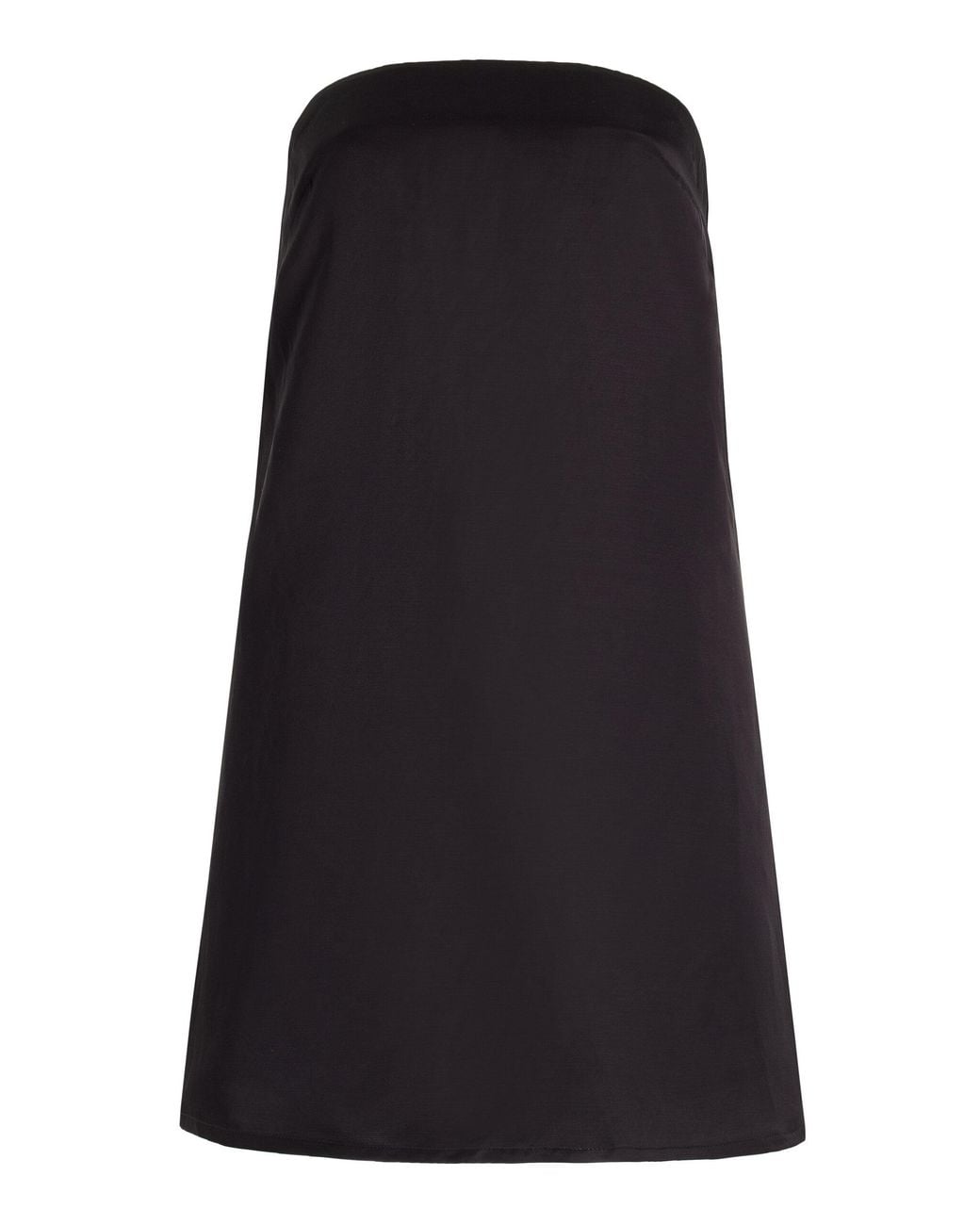 Posse Black Exclusive Haley Crepe Strapless Mini Dress