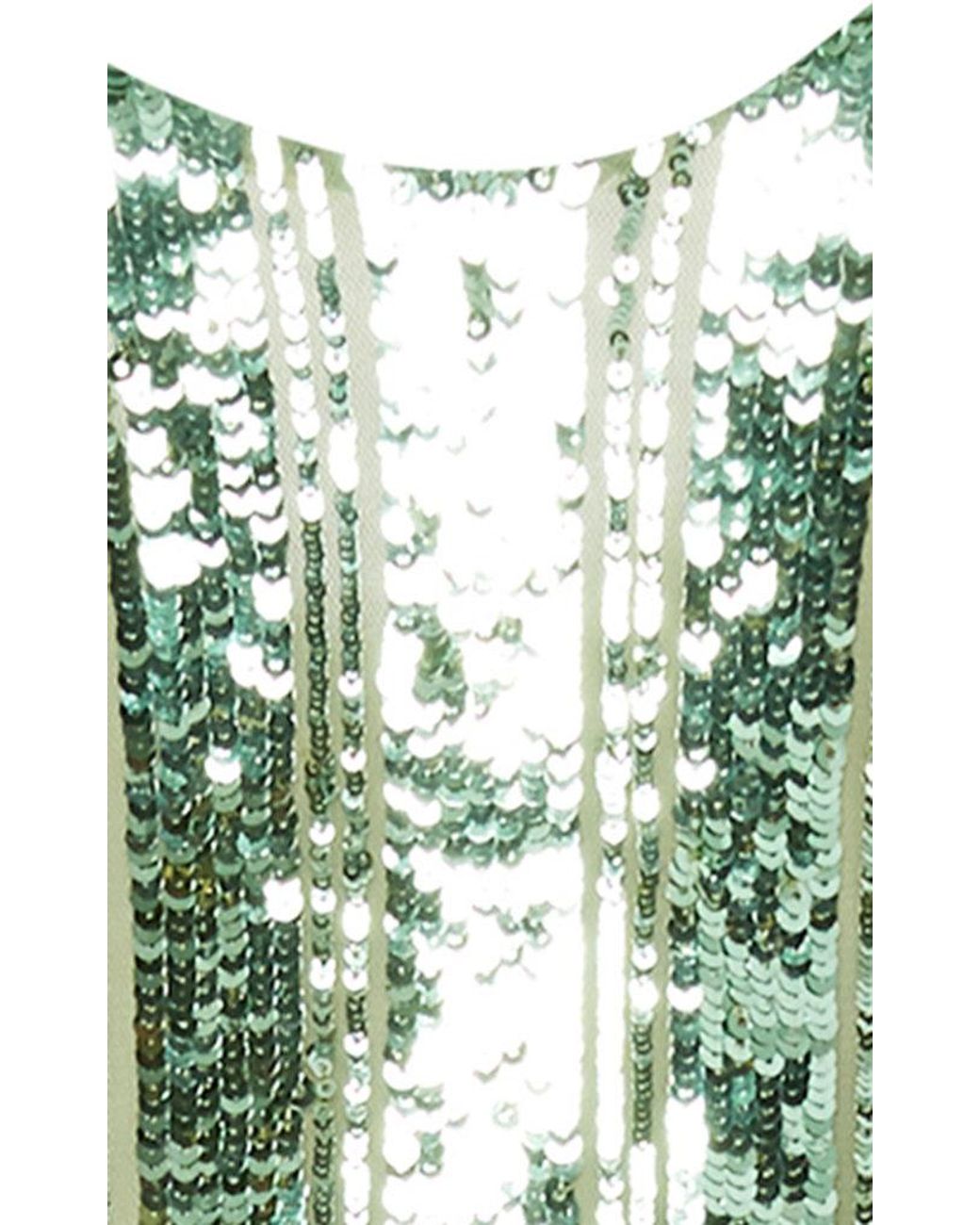 Galvan London Stargaze Sequined Dress in Green | Lyst UK Galvan London Stargaze Sequined Dress in Green | Lyst UK