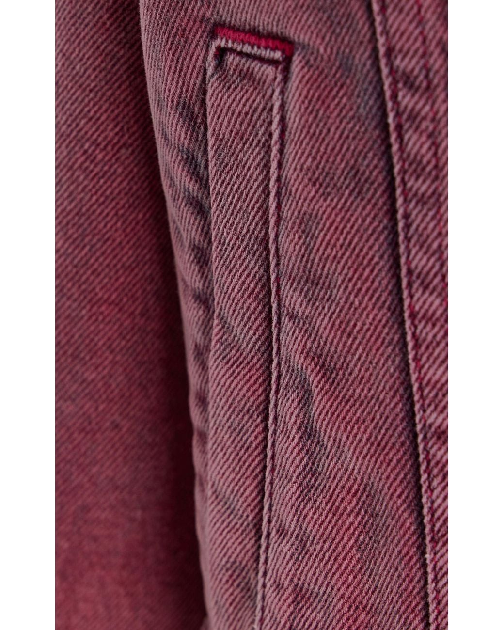 Sanderlak Red Denim Jacket