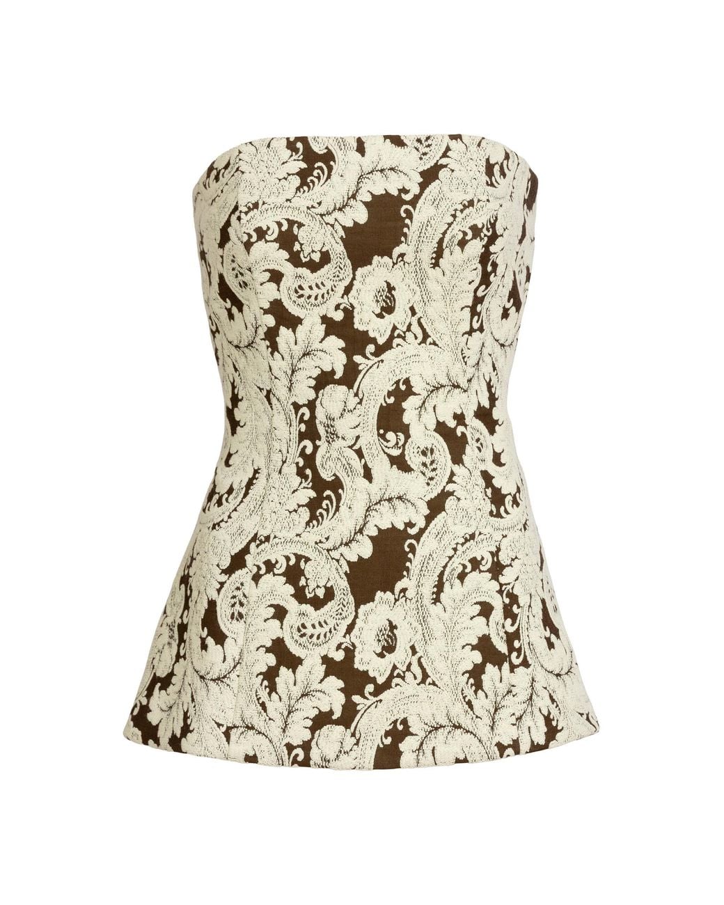 Silvia Tcherassi White Astor Jacquard Top