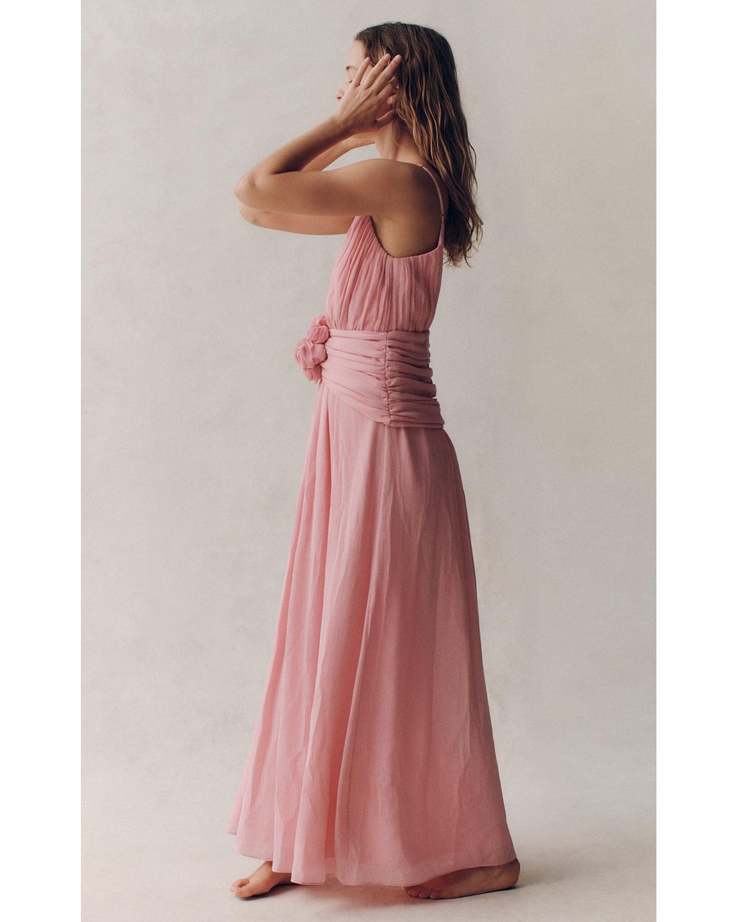 knee length dresses for ladies Mercurial Maxi Dress | Pink Quartz