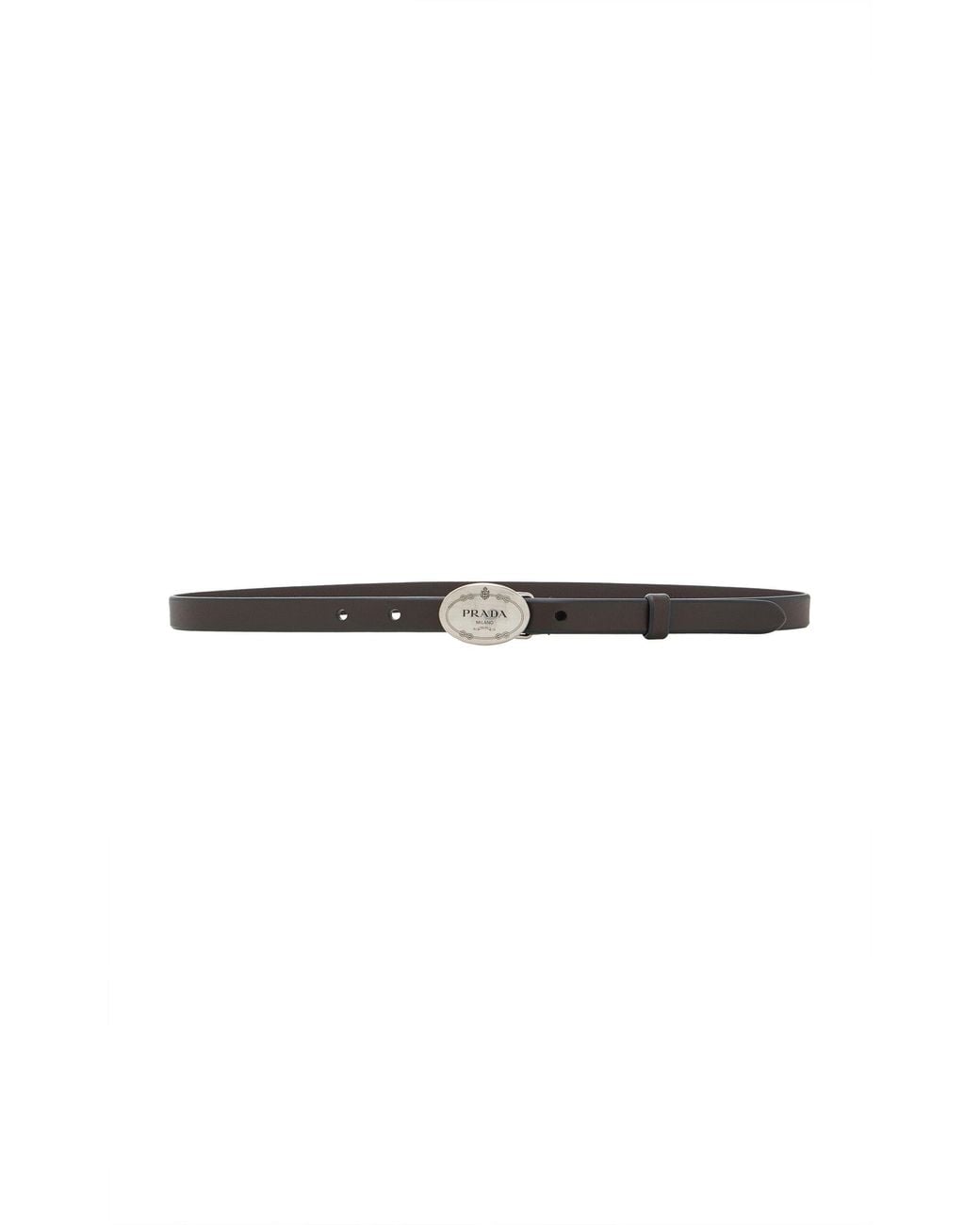 Prada Brown Leather Belt