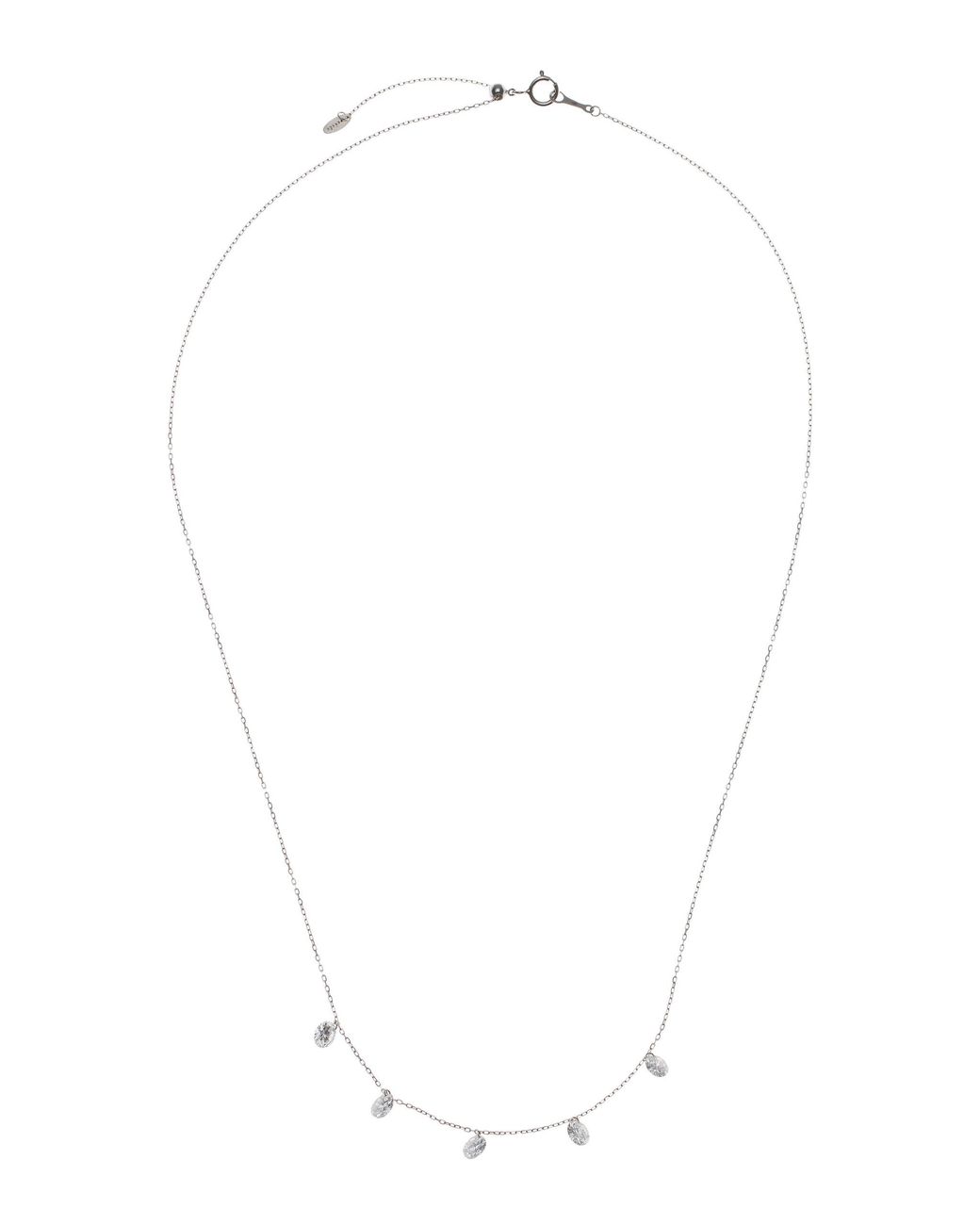 PERSÉE The Danae Hang 18k White Gold Diamond Necklace | Lyst