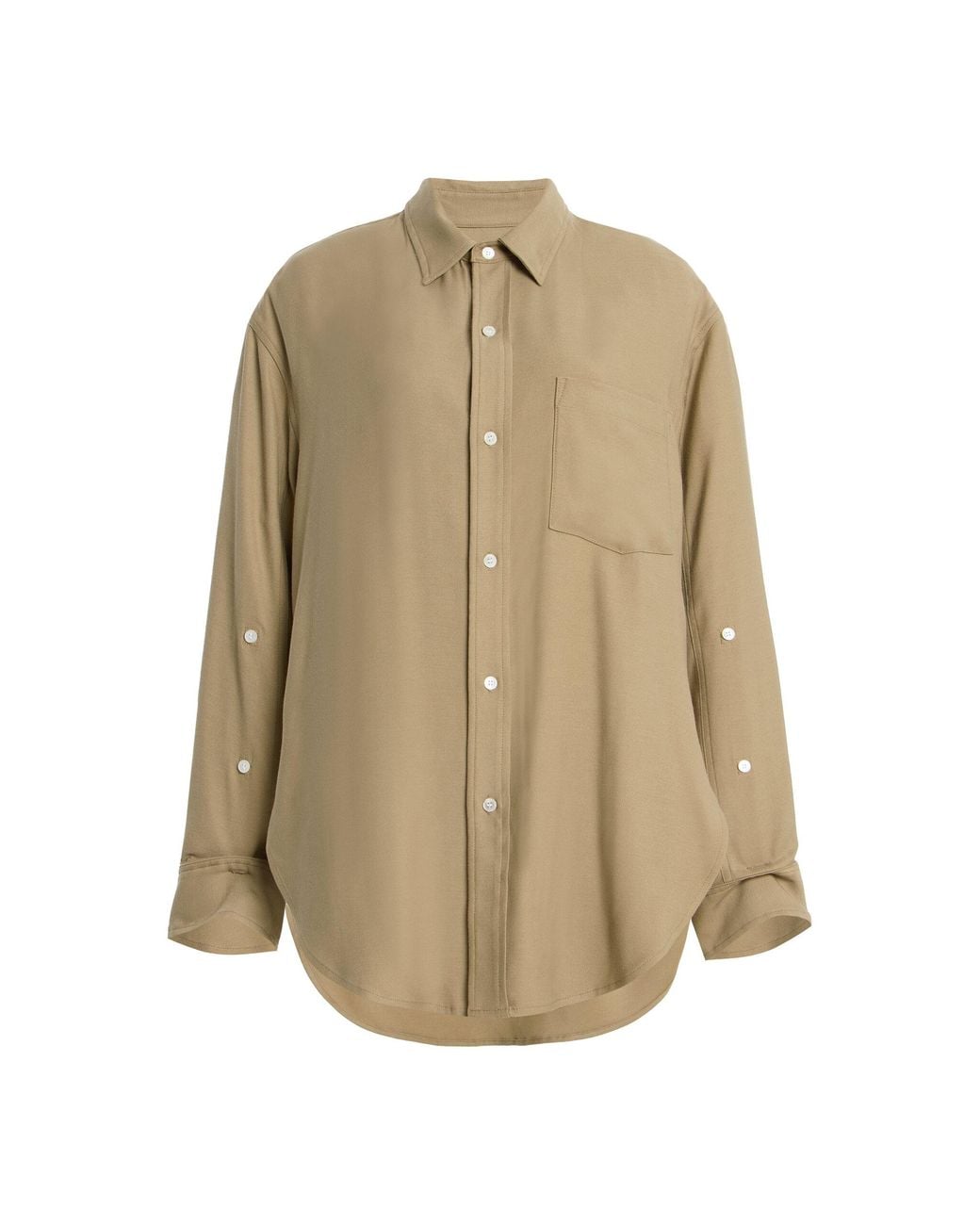 Citizens of Humanity Brown Kayla Cotton Shirt