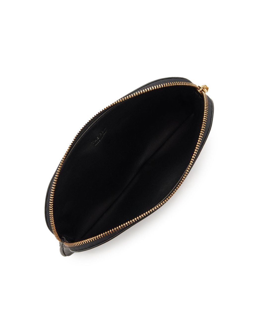 The Row E/w Circle Pouch in Black | Lyst