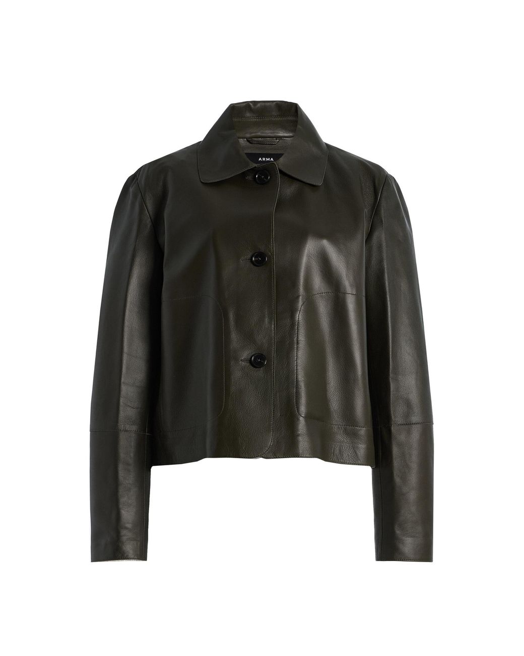 Arma Black Emy Leather Jacket