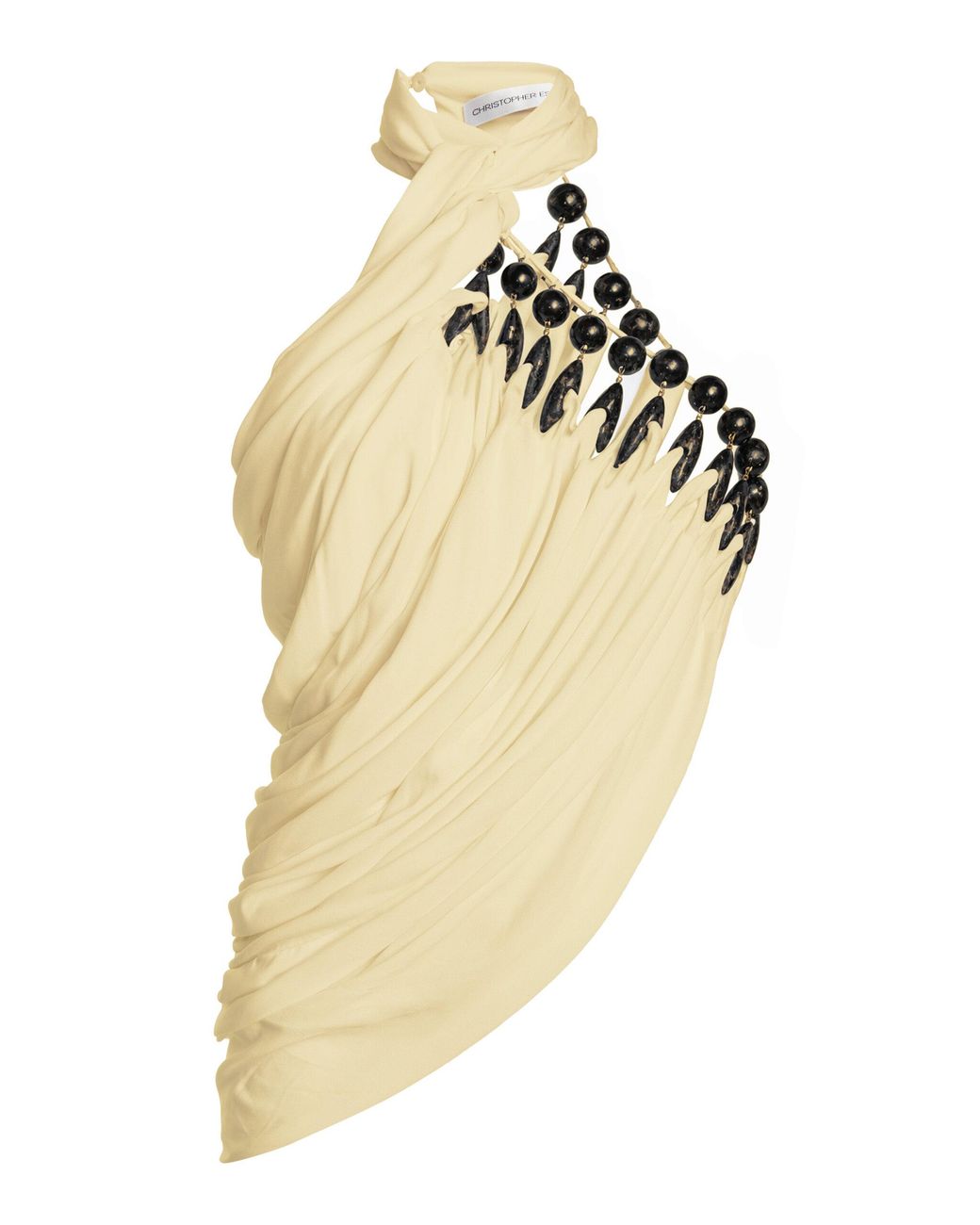 Christopher Esber Natural Tropique Droplet Halter Top