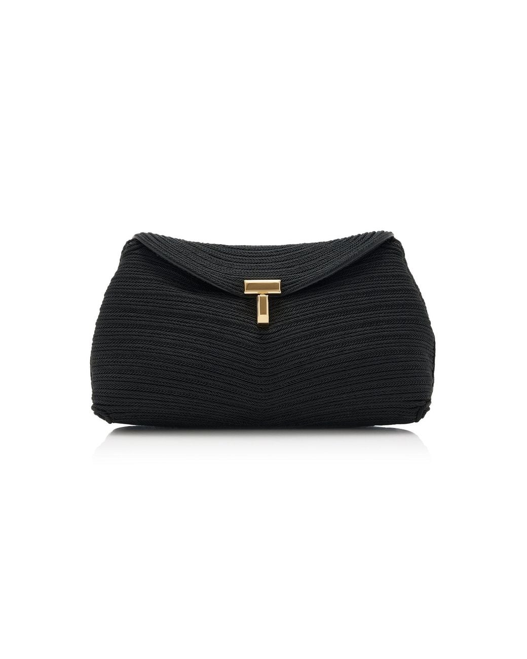 Totême Black Mini T-Lock Rope Clutch
