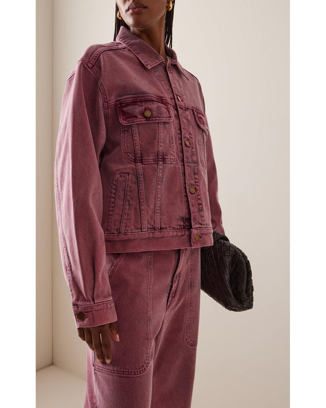 Sanderlak Red Denim Jacket