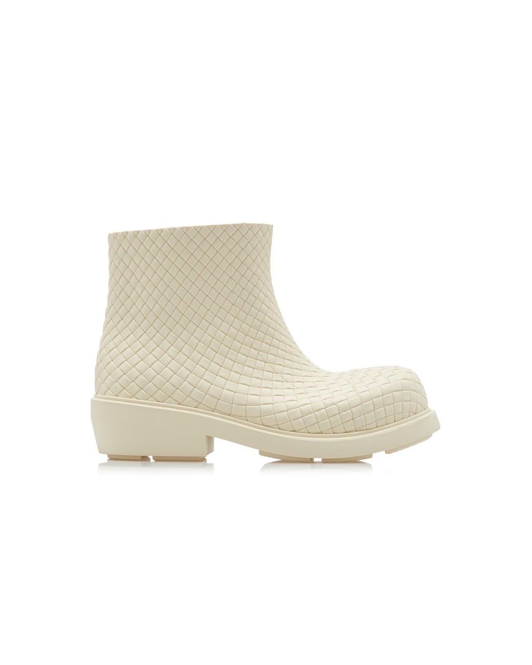 Bottega Veneta Natural Fireman Rubber Ankle Boots