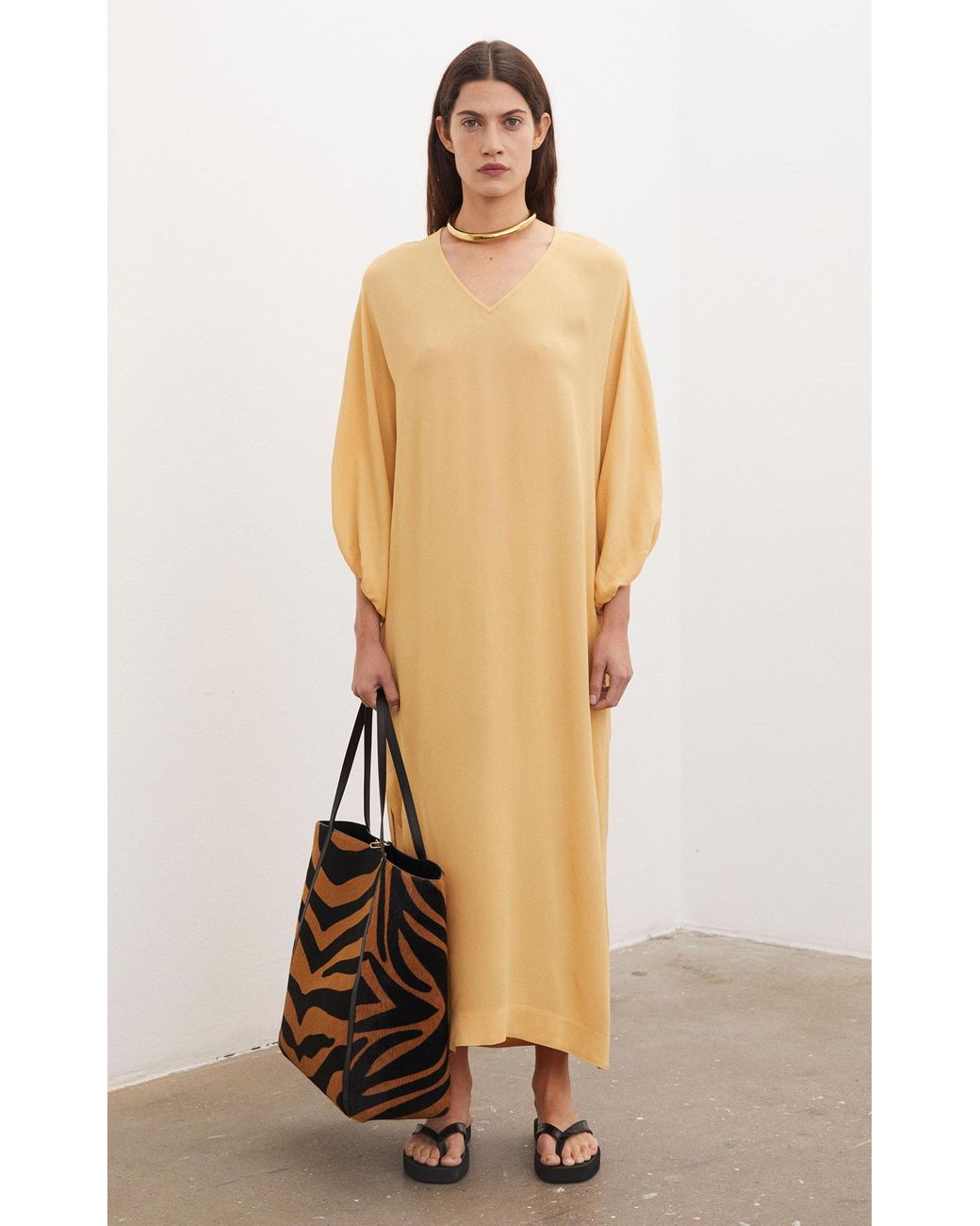 By Malene Birger Dypsis Semi-sheer Maxi Dress | Lyst