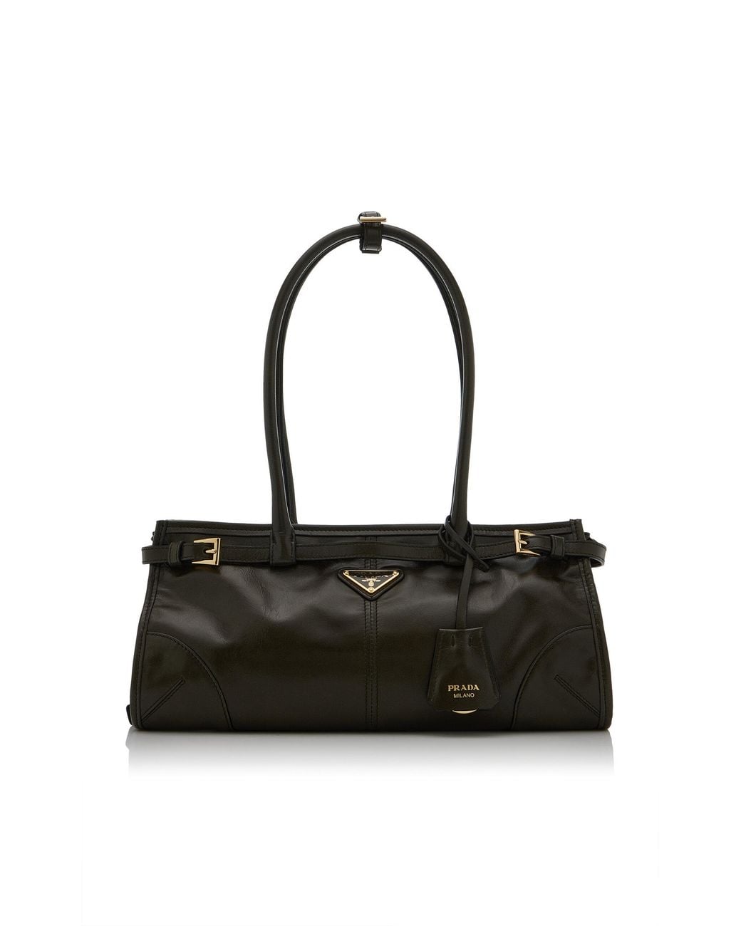 Prada Black Bonnie Medium Leather Bag