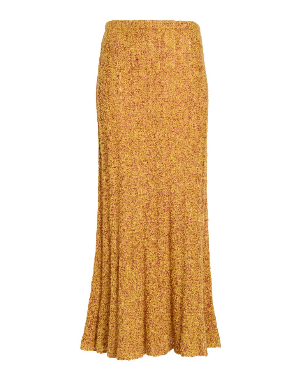Proenza Schouler Red Joelle Mohair Blend Maxi Skirt