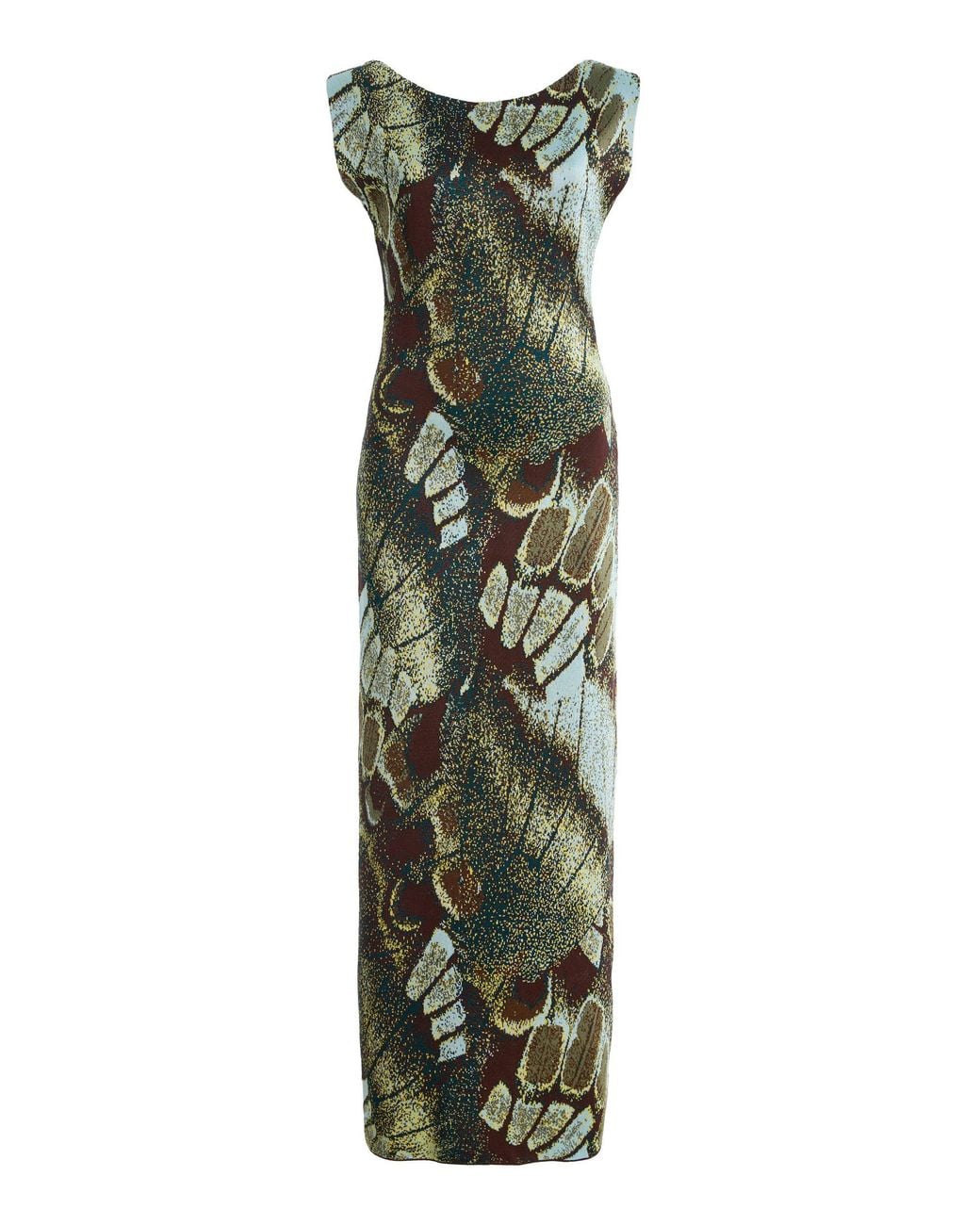 Staud Green Veronica Knit Maxi Dress