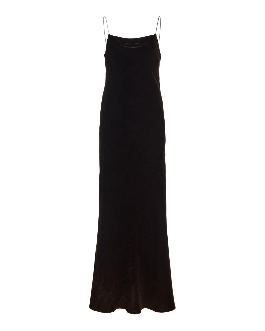 FFORME Black Nell Velvet Maxi Dress