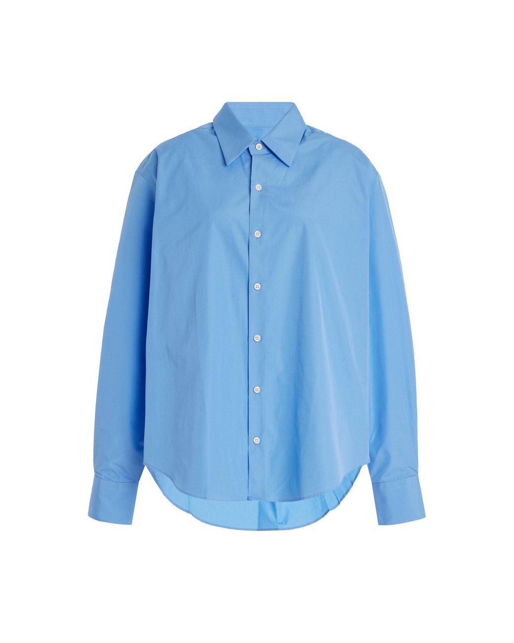 Comme Si Blue La Classica Cotton Poplin Shirt