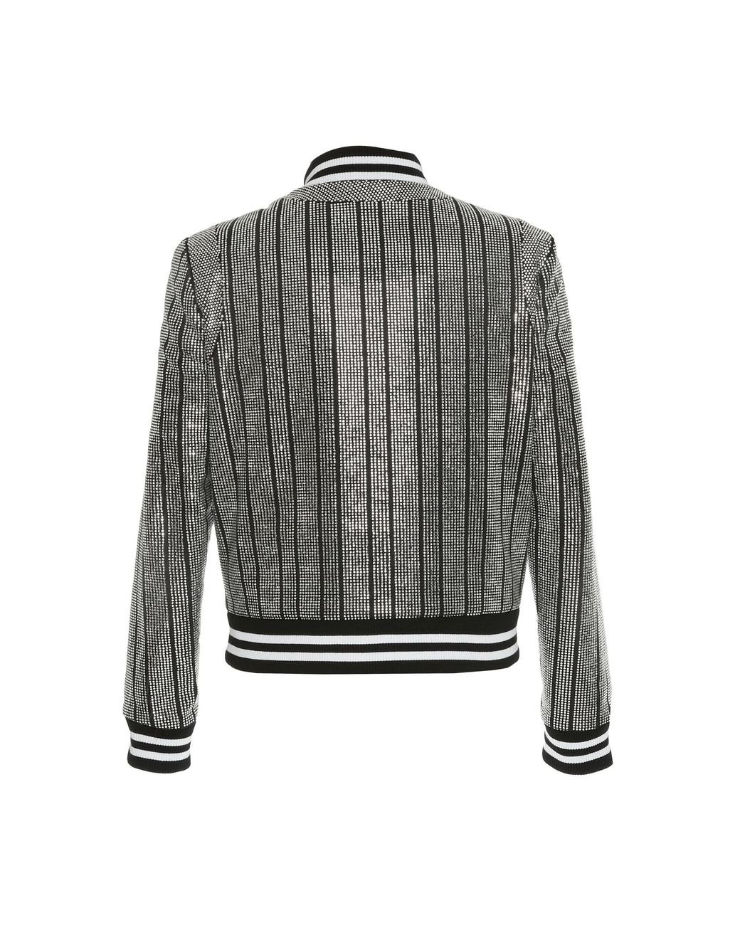 Balmain - Monogrammed Knit Jacket with Faux Fur