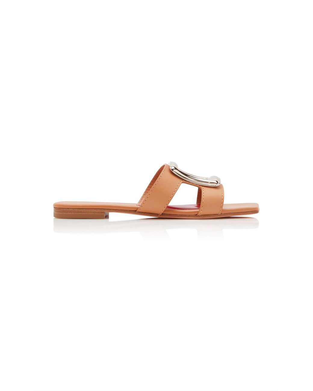 Roger Vivier Natural New Metal Leather Sandals