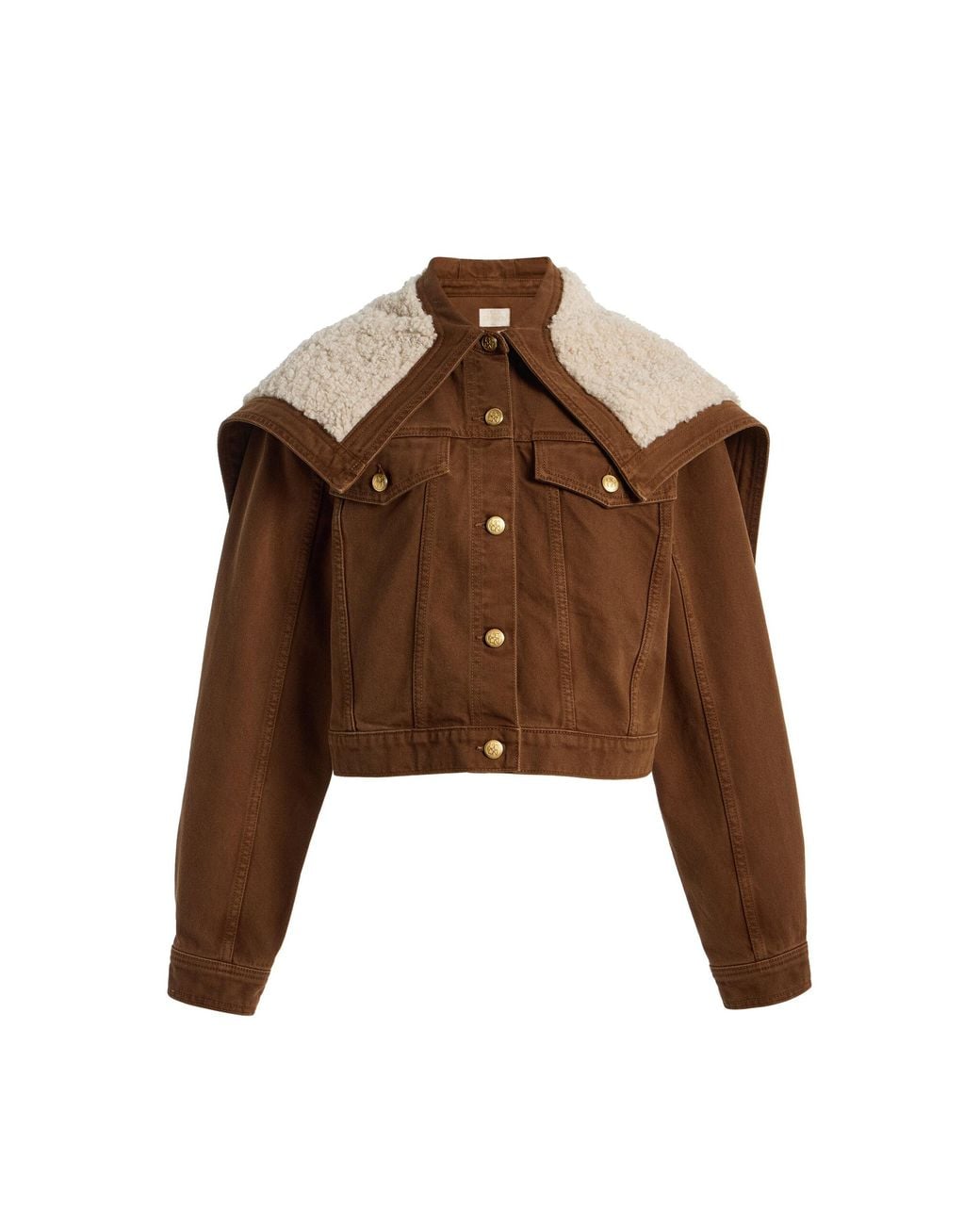 Ulla Johnson Brown The Sybil Denim Jacket
