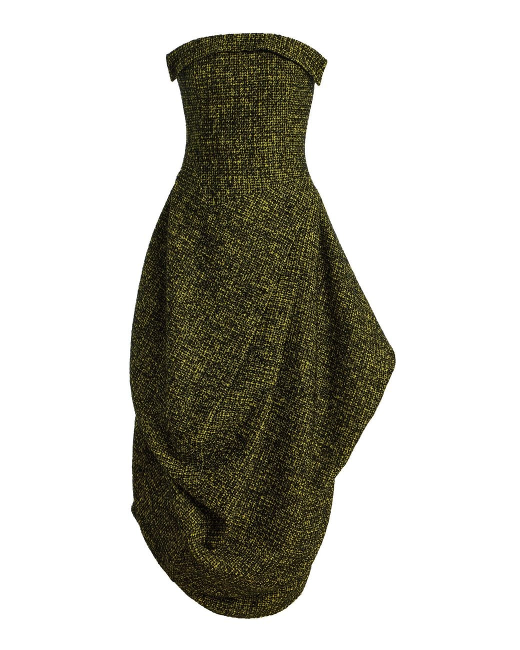 Ashlyn Green Evelin Cotton-Linen Maxi Dress