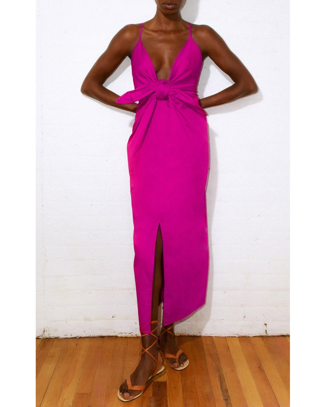 Mara Hoffman Lolita Organic Cotton Maxi Dress In Pink Lyst Australia