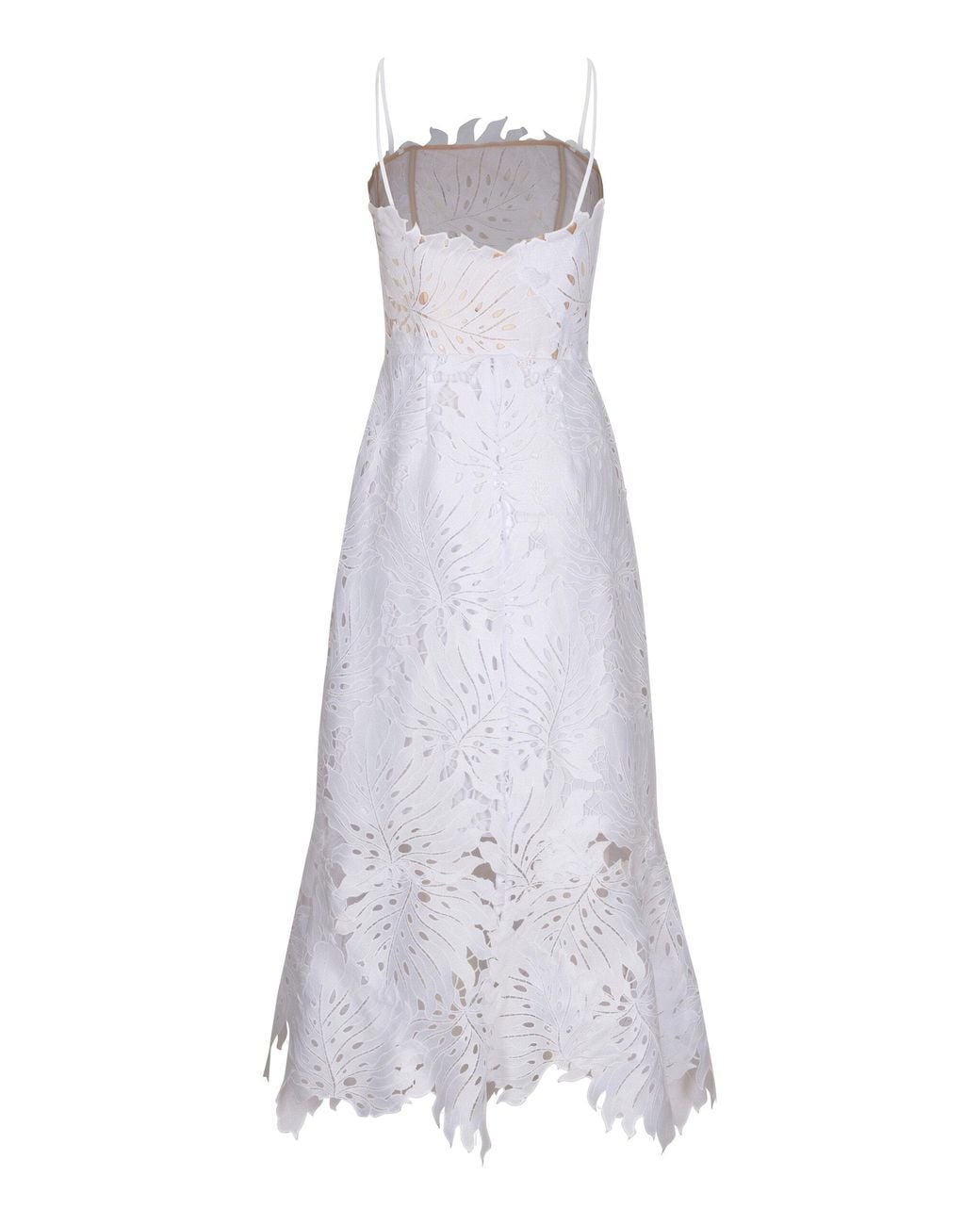 chinese dress ladies Oscar de la Renta Guipure Lace Midi Dress  Runway Catalog